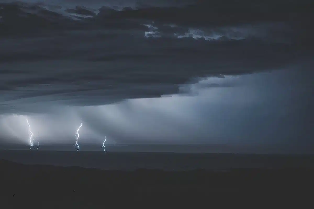 orage spectaculaire