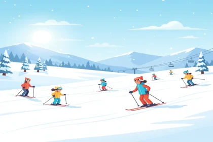 Top 4 des stations de ski qui proposent les pistes les plus faciles pour débutants