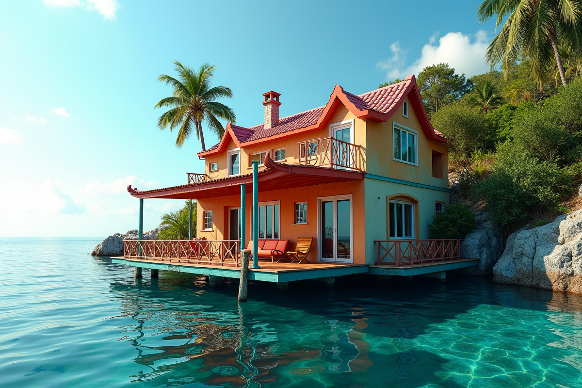 maison flottante